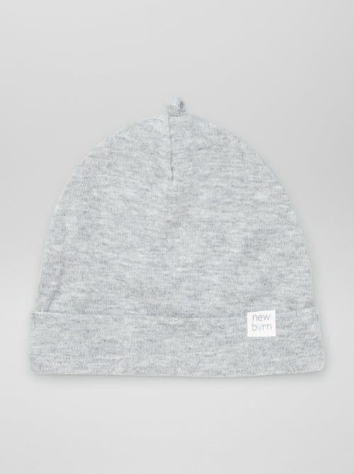 Setje met 2 mutsjes voor pasgeboren baby's - Kiabi