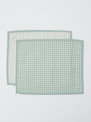 Setje met 2 placemats met print (32x40 cm) - Kiabi Home