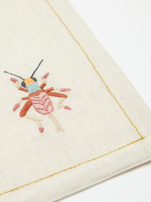 Setje met 2 placemats van linnenmix - Kiabi Home - Kiabi