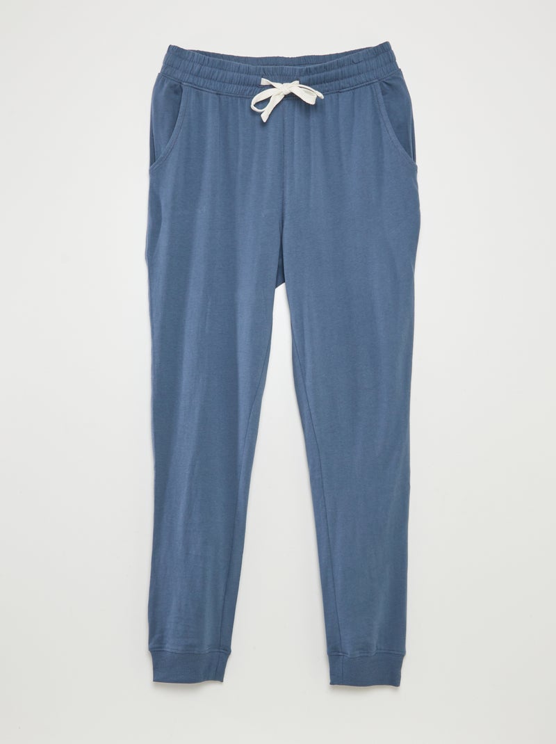 Setje met 2 pyjamabroeken BLAUW - Kiabi