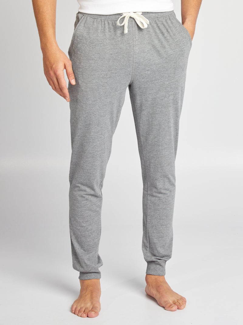 Setje met 2 pyjamabroeken ZWART - Kiabi