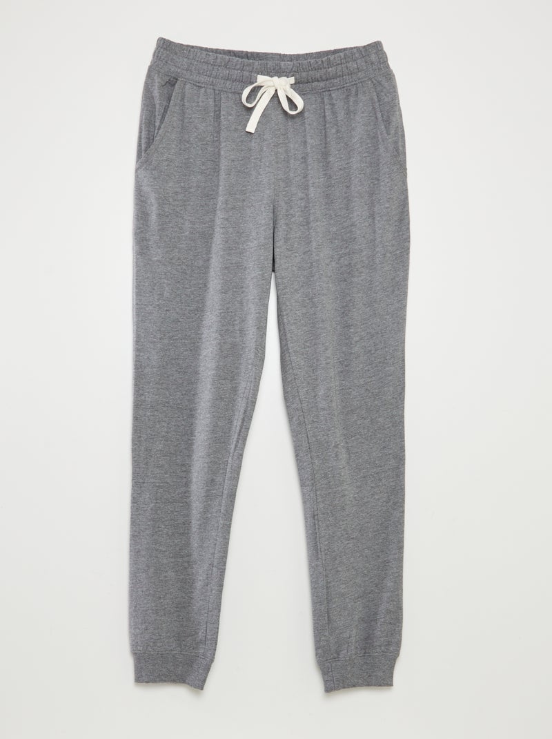 Setje met 2 pyjamabroeken ZWART - Kiabi