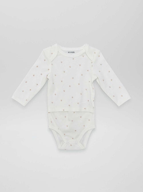 Setje met 2 rompertjes - So Easy - Kiabi