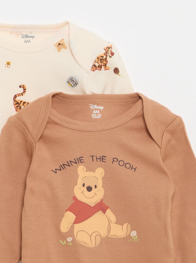 Setje met 2 rompertjes 'Winnie' 'Disney' Wit - Kiabi