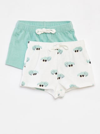 Setje met 2 shorts van jersey - 2-delig