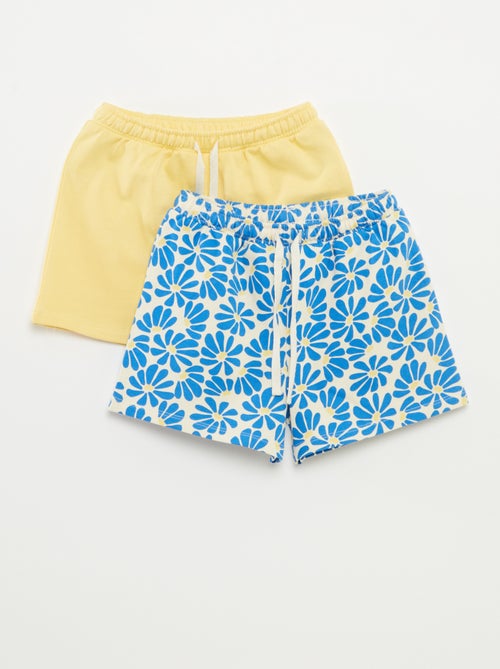 Setje met 2 shorts van joggingstof - Kiabi