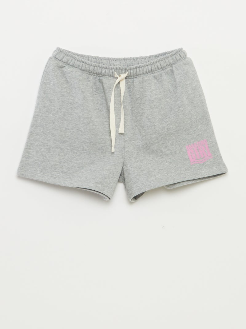 Setje met 2 shorts van joggingstof BIEGE - Kiabi