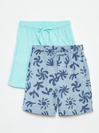 Setje met 2 shorts van joggingstof