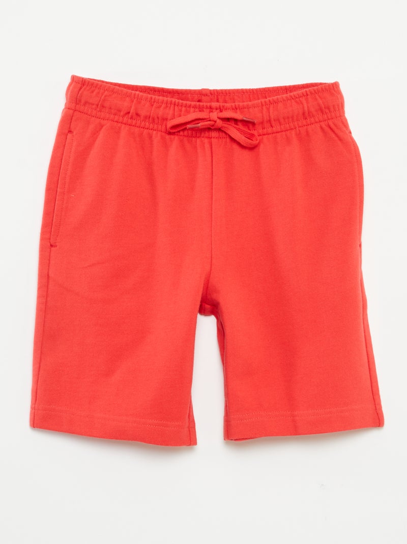 Setje met 2 shorts van joggingstof BLAUW - Kiabi