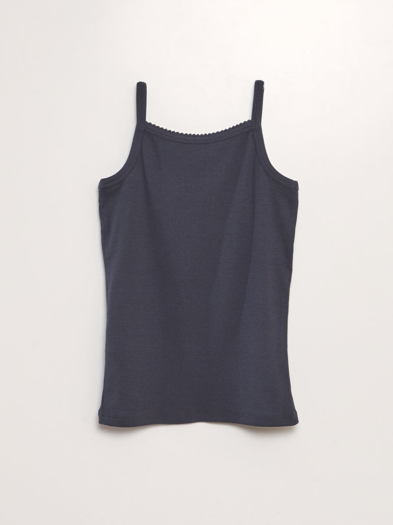 Setje met 2 singlets WIT - Kiabi