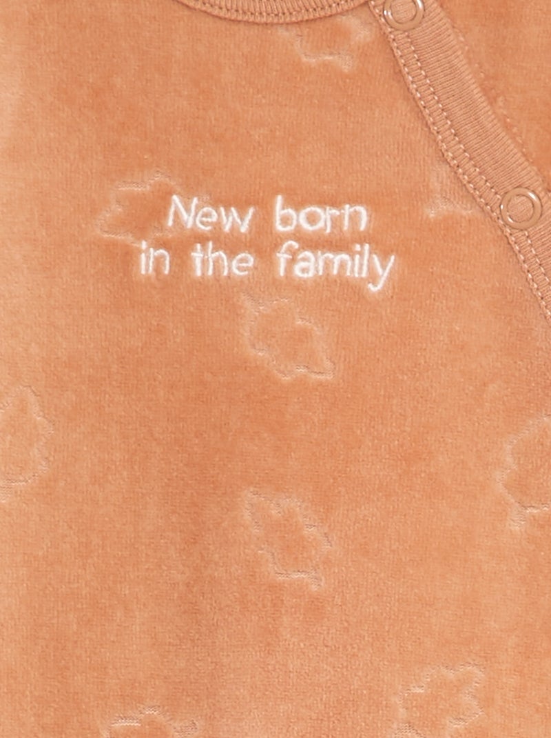 Setje met 2 slaappakjes BIEGE - Kiabi