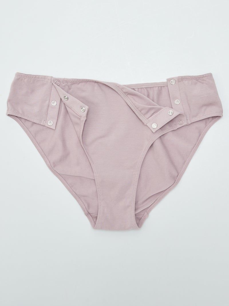 Setje met 2 slips van jersey - So Easy GROEN - Kiabi