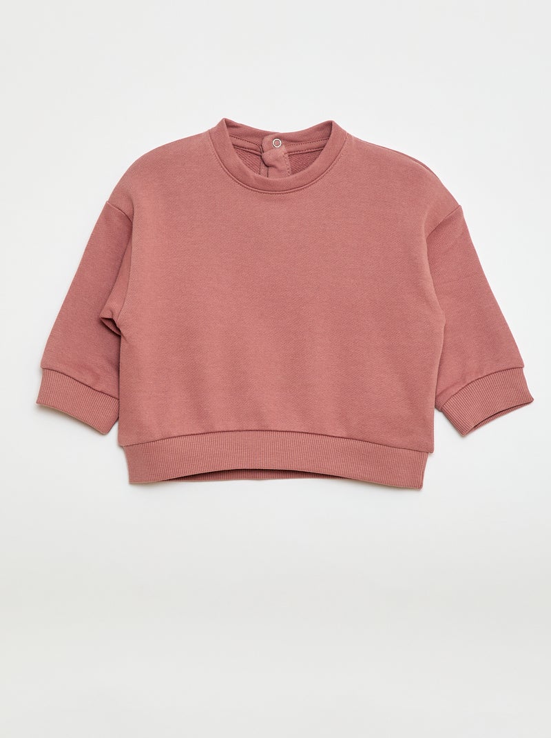 Setje met 2 sweaters van french terry Rose - Kiabi