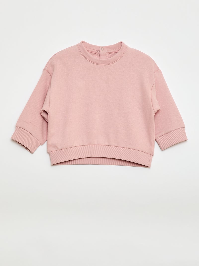 Setje met 2 sweaters van french terry Rose - Kiabi