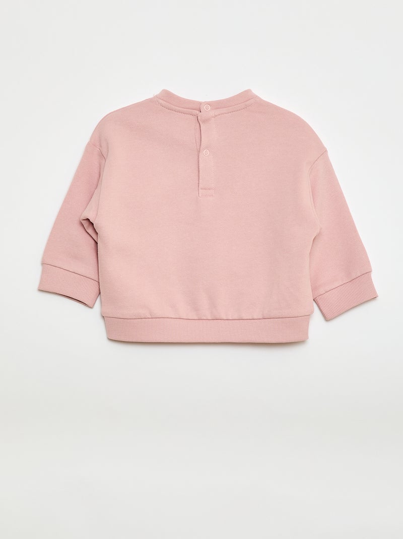 Setje met 2 sweaters van french terry Rose - Kiabi