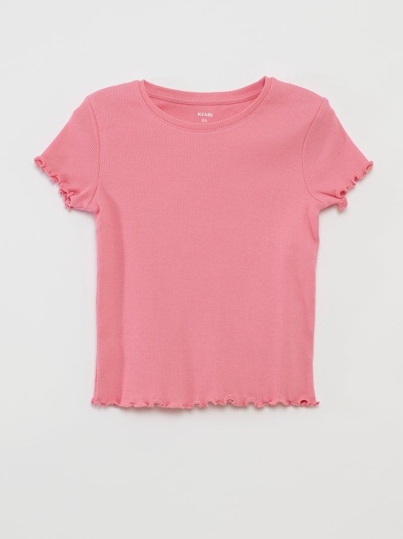 Setje met 2 T-shirts met korte mouw WIT - Kiabi