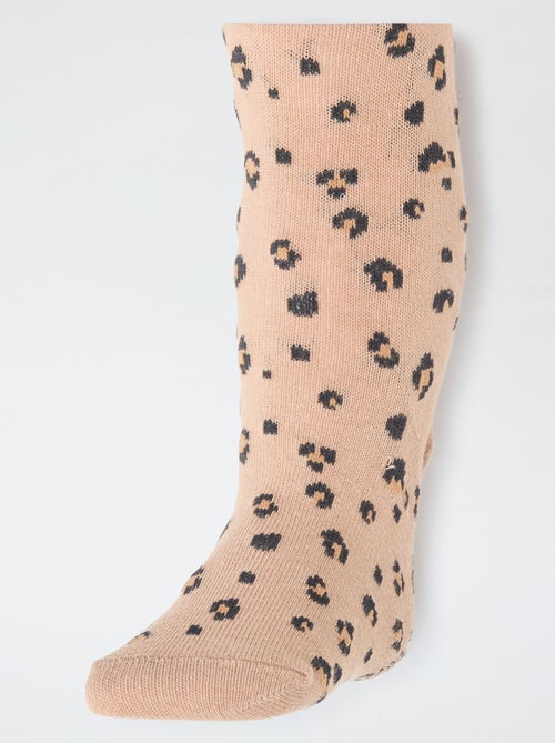 Setje met 2 warme kousenbroeken van jersey - Kiabi