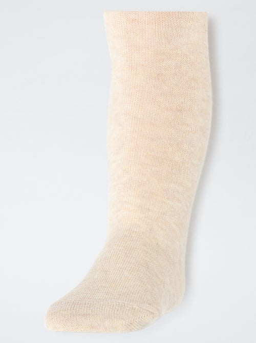 Setje met 2 warme kousenbroeken van jersey - Kiabi