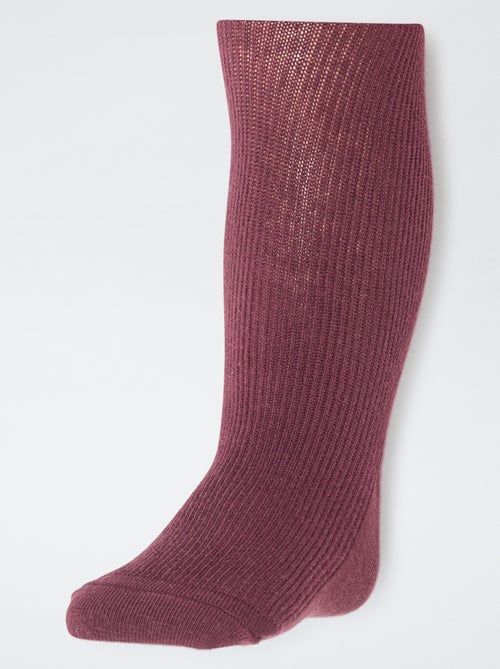 Setje met 2 warme kousenbroeken van jersey - Kiabi