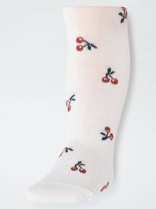 Setje met 2 warme kousenbroeken van jersey - Kiabi