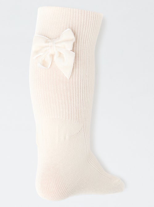 Setje met 2 warme kousenbroeken van jersey - Kiabi