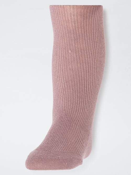 Setje met 2 warme kousenbroeken van jersey - Kiabi