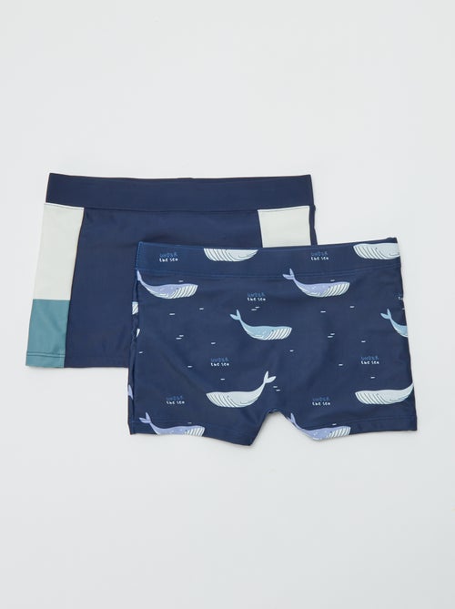 Setje met 2 zwemboxers - Kiabi