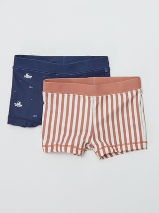 Setje met 2 zwemboxers met print
