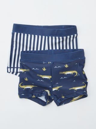 Setje met 2 zwemboxers met print