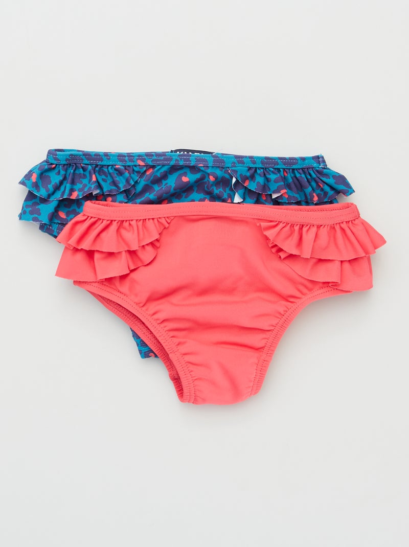 Setje met 2 zwembroekjes BLAUW - Kiabi
