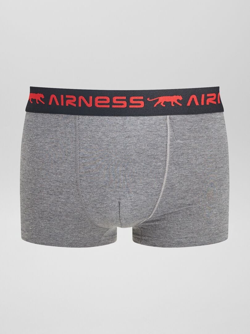Setje met 3 boxershorts 'Airness' ROOD - Kiabi