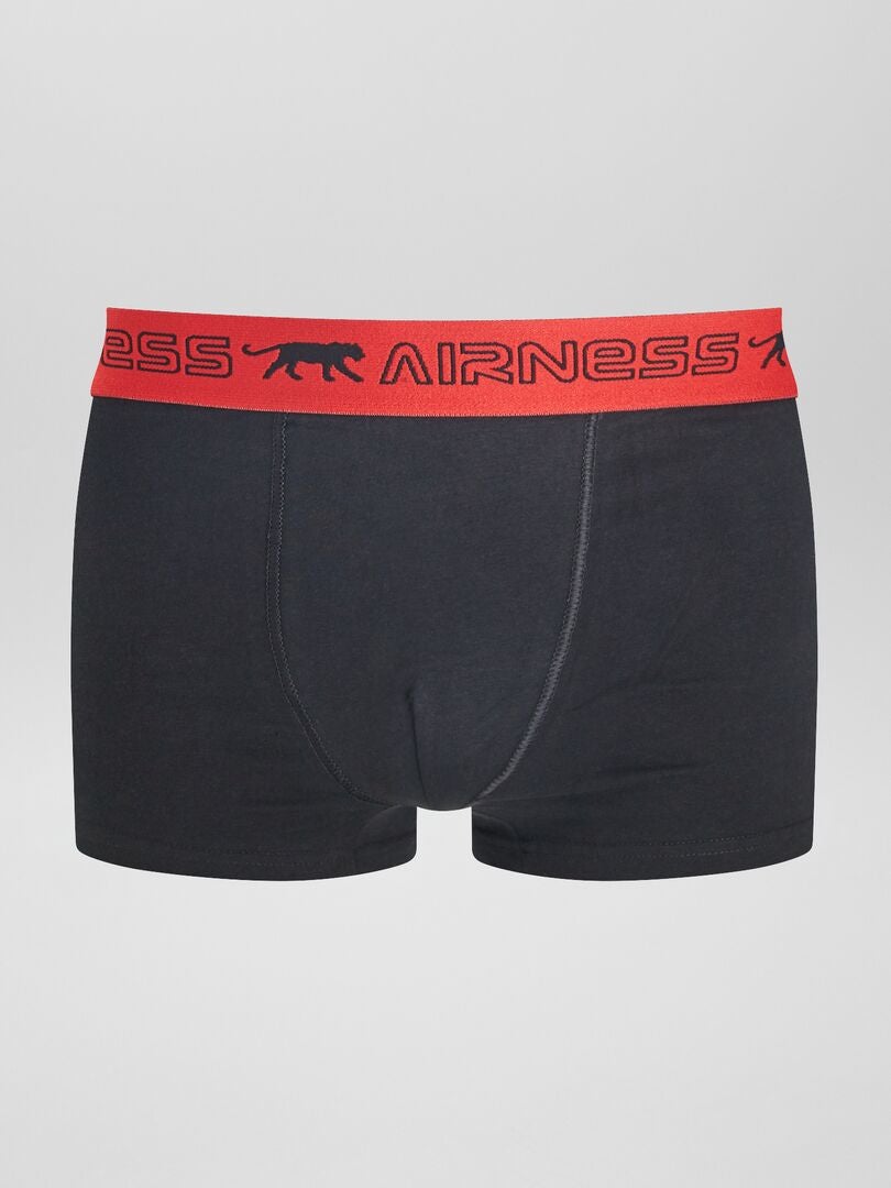 Setje met 3 boxershorts 'Airness' ROOD - Kiabi