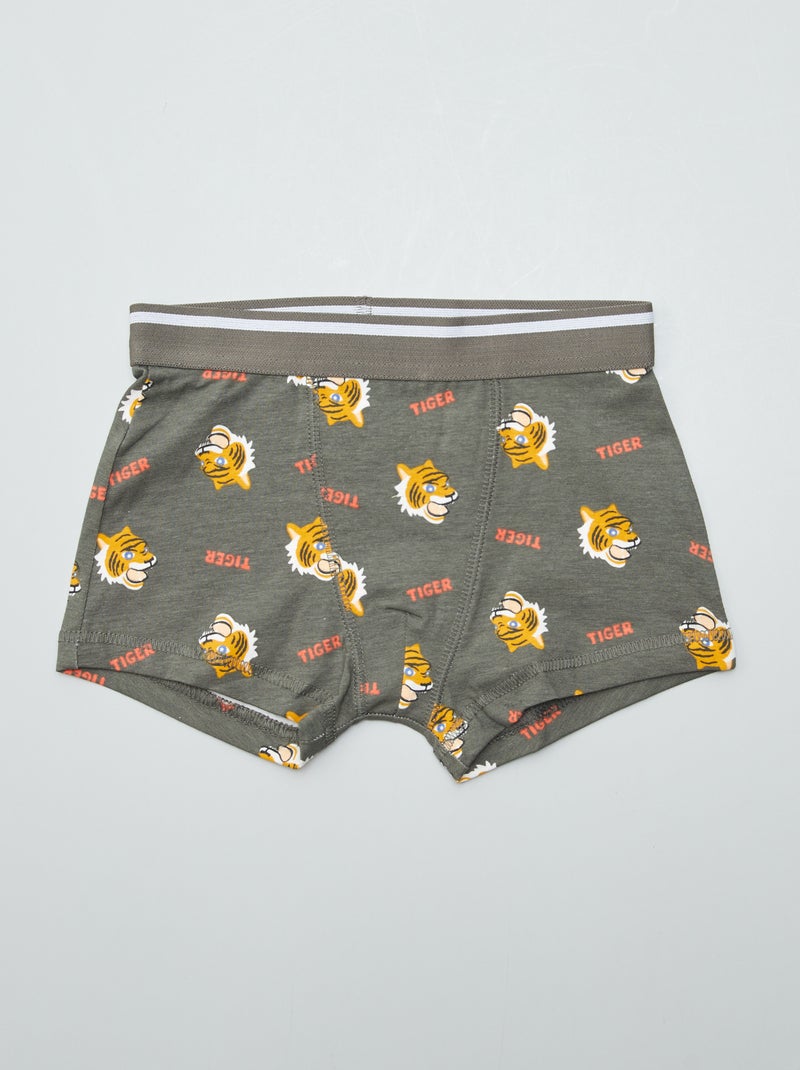 Setje met 3 boxershorts met stretch BLAUW - Kiabi