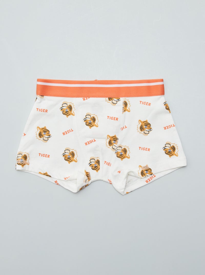 Setje met 3 boxershorts met stretch BLAUW - Kiabi
