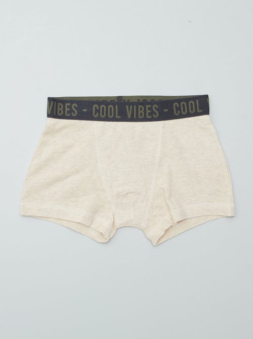 Setje met 3 boxershorts met stretch - Kiabi