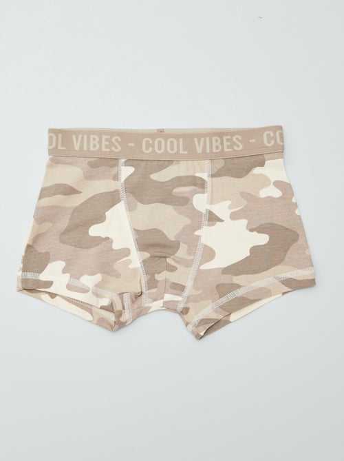 Setje met 3 boxershorts met stretch - Kiabi