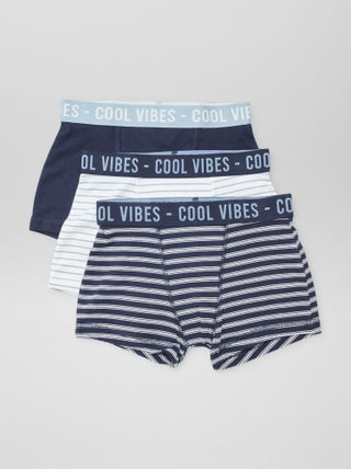 Setje met 3 boxershorts met stretch