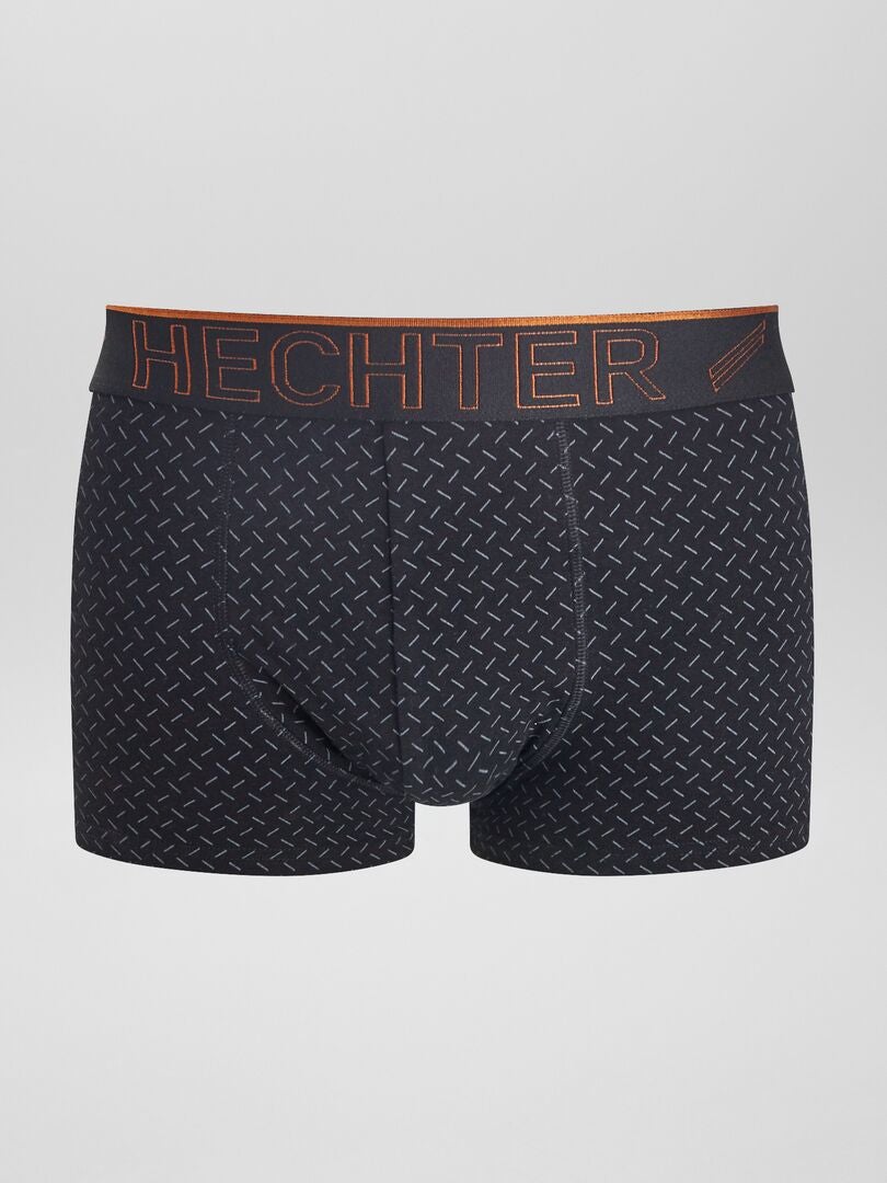Setje met 3 boxershorts met stretch zwart - Kiabi