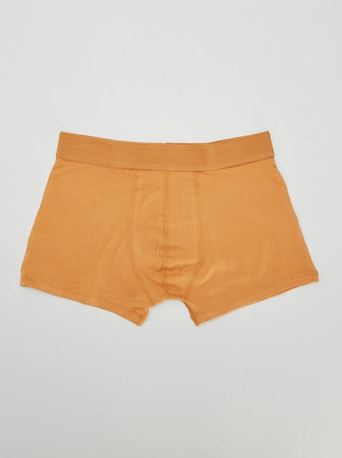 Setje met 3 effen boxershorts - Kiabi