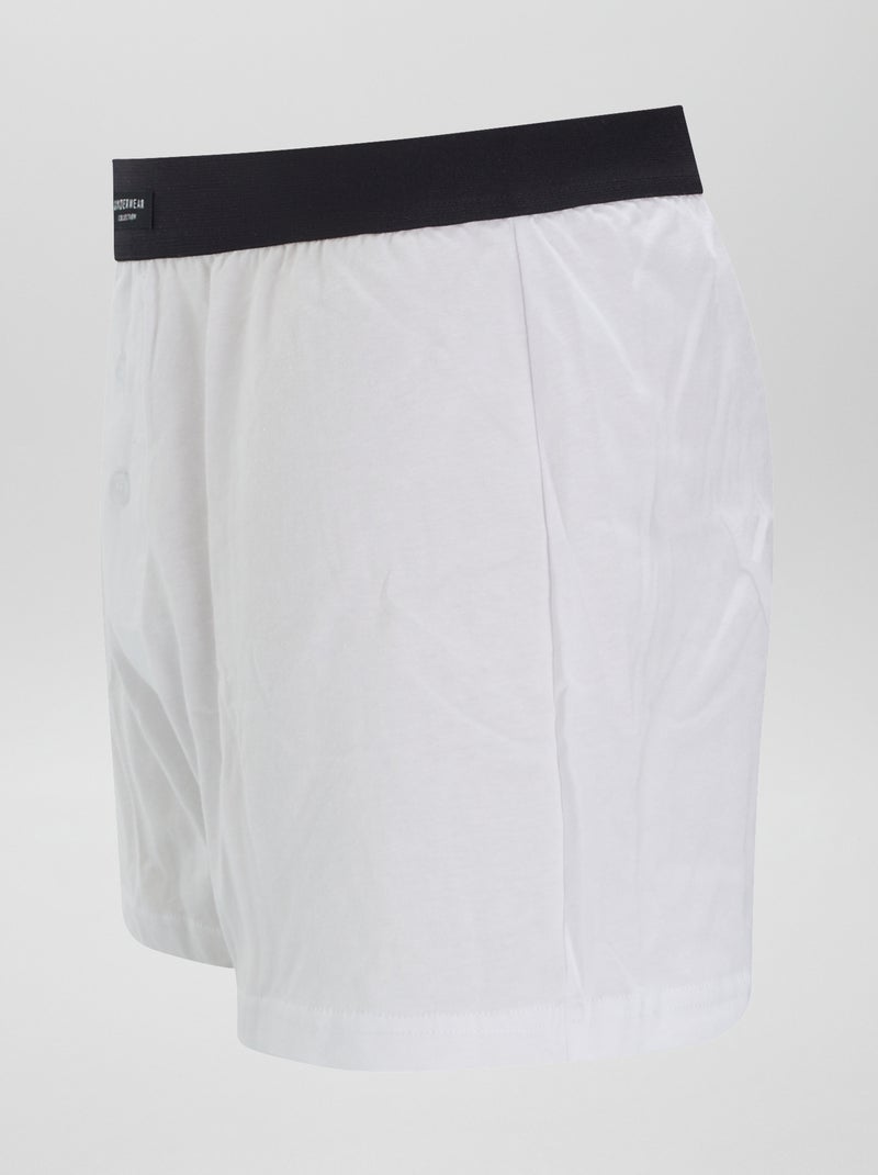 Setje met 3 effen boxershorts GRIJS - Kiabi