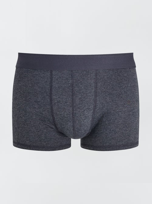 Setje met 3 effen boxershorts - Kiabi