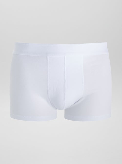 Setje met 3 effen boxershorts - Kiabi