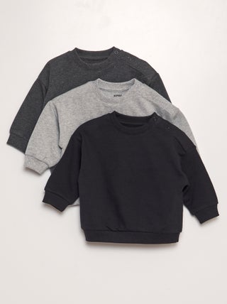Setje met 3 effen sweaters