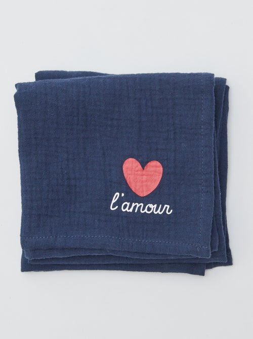 Setje met 3 hydrofiele doeken - Kiabi