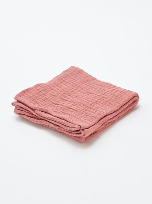 Setje met 3 hydrofiele doeken - Kiabi