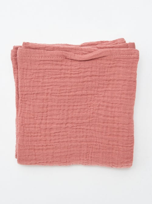 Setje met 3 hydrofiele doeken - Kiabi