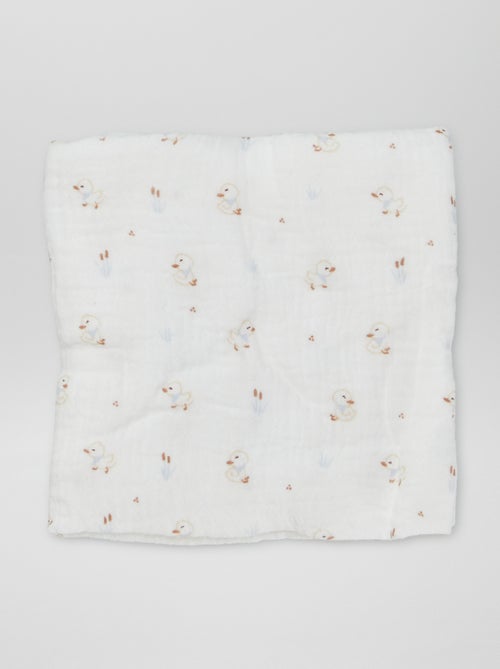 Setje met 3 hydrofiele doeken - Kiabi