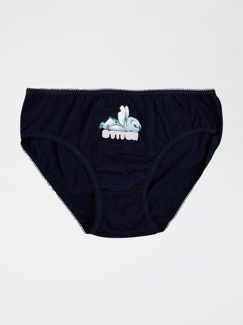 Setje met 3 katoenen onderbroekjes 'Stitch' - Kiabi