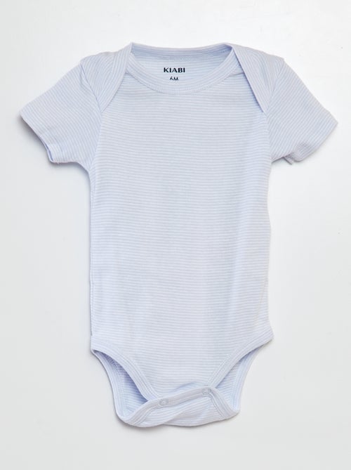 Setje met 3 katoenenbody's met print - Kiabi