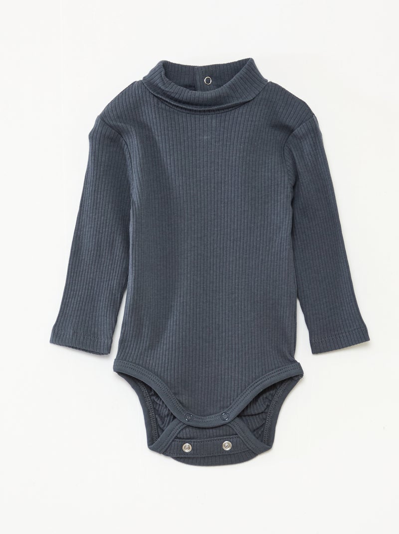 Setje met 3 meegroeirompertjes van pointelletricot Biege - Kiabi